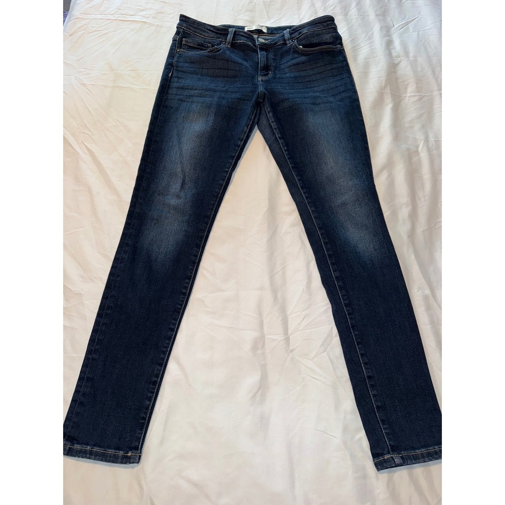 BKE Payton Mid-Rise Skinny Jeans Dark Wash 29 x 31.5 Universal Fit Stretch Denim